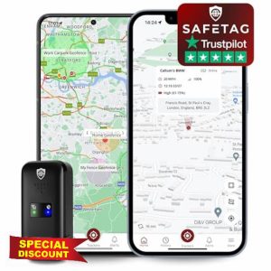 SafeTag Mini 4G - 4G LTE Rechargeable Mini GPS Tracker