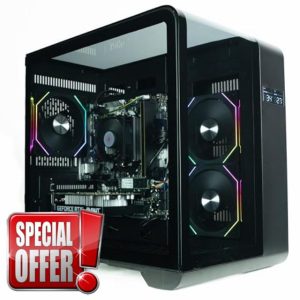 ionz Gaming PC - Desktop LCD Computer - AMD Ryzen 5 5500