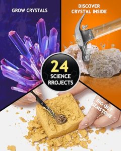 Christmas Countdown Calendar Science Kits with 24 Cool Experiments