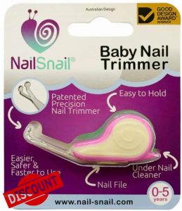 NAIL SNAIL Baby Nail Care. UK's Safest Baby Nail Clippers for Babies. Complete Kit Baby Nail Trimmers