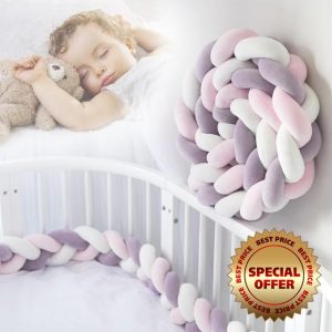 GYWZTJ Braided Cot Bumper