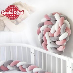 GYWZTJ Braided Cot Bumper