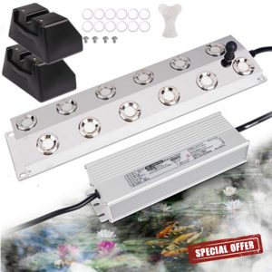 MUALROUS 12 Head Ultrasonic Fogger Mist Maker 8.5L/H Ultrasonic Mister Fogger