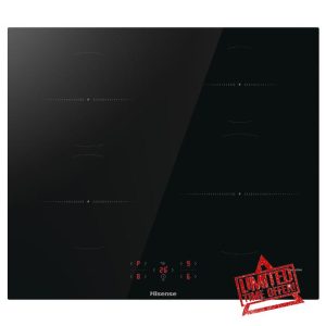 Hisense HI6401BSC Built-in 60cm Induction Hob Ceramic Glass Panel