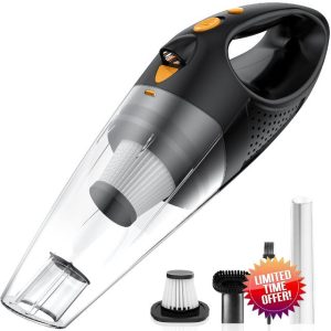 Powools Handheld Vacuum Cordless with 2 Filters
