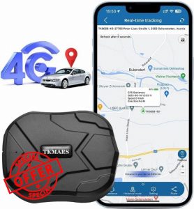 TKMARS GPS Tracker Magnetic Car GPS Tracker 90 Days Standby