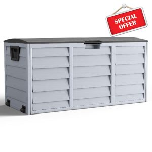 The Fellie Garden Storage Box with Lid and Wheels