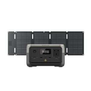 ECOFLOW Portable Power Station RIVER 2 with 45W Type-C Solar Panel