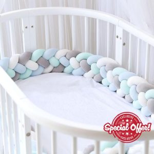 GYWZTJ Braided Cot Bumper