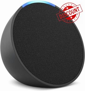 Echo Pop (newest model) | Full sound compact Wi-Fi and Bluetooth smart speaker with Alexa | Charcoal
