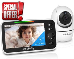 HelloBaby Baby Monitor with Camera and Night Vision