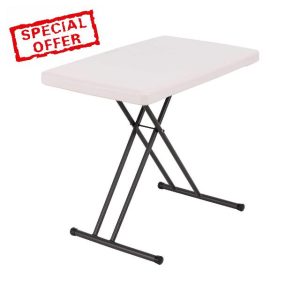 LIFETIME 30-Inch Adjustable Height Personal Table