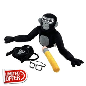 YILILK 2024 Gorilla Plush Toys Tag 4 Pcs