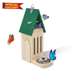 Butterfly House and Feeder for Outdoors