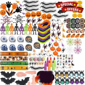 Halloween Party Favors - Halloween Tiny Toys Funny Goody Bag Fillers Halloween Party Prize - Halloween Party Bags Silicone Kids Halloween Toys for Children Boys Girls