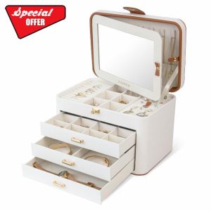 KAMIER Jewellery Organizer Box