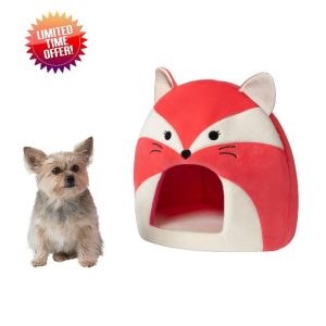 Squishmallows Original 16-Inch Fifi the Fox Pet Cave - Ultrasoft Official Jazwares Pet Bed