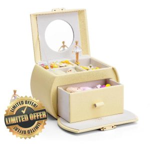 Vlando Musical Jewellery Box with Spinning Ballerina
