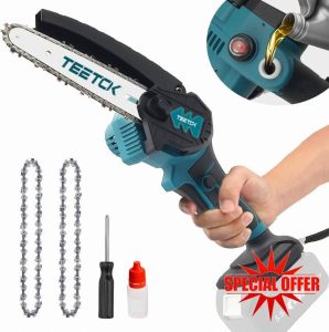 Mini Chainsaw 6 Inch Compatible with Makita 18V Battery