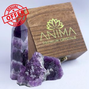 Premium Amethyst Crystal Set – Large Amethyst Cluster