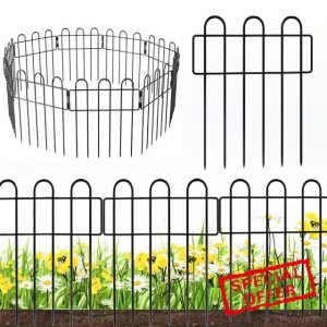 Decorative Garden Fence Panels - Outdoor Metal Fencing Ornamental Panel