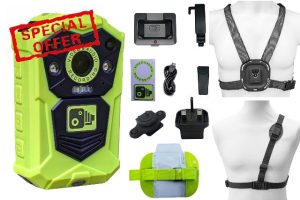 Brifield® BR1 NEO Body Camera 128GB Ultra HD Wearable Body Camera Bodycam Bodyworn Professional Personal Protection