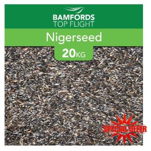 Bamfords Top Flight Niger Seeds for Birds 20kg - High-Energy