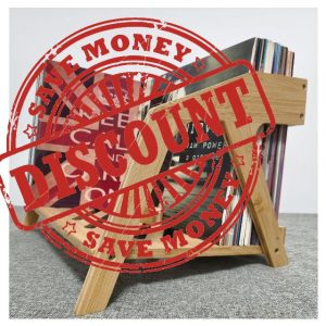 Bamboo Vinyl Record Holder-Stylish Chair Design