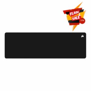 Corsair MM500 v2 Hybrid Cloth Gaming Extended Mouse Pad – 93cm x 30cm – Spill-Proof Coating – Anti-Fray Stitched Edges – Non-Slip Rubber Base – Black