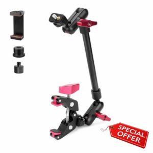JEBUTU 13"/34cm Magic Arm with Super Clamp