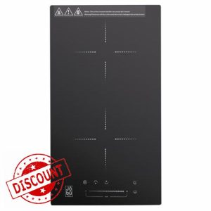 JŌBŪ Built in 2 Ring 30cm Electric Induction HOB - Powerful 2800w Output UK plug - Touch Control Panel and Timer - 2 Cooking Rings Cooker - Model ID3501S
