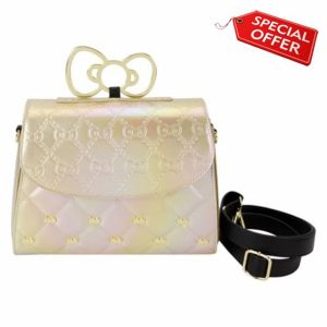 Loungefly Sanrio 50th Anniversary Gold Crossbody Bag