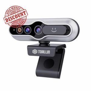 TOALLIN 2K QHD Webcam with Windows Hello
