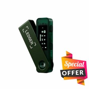 Ledger Nano S Plus: the perfect entry-level hardware wallet to securely manage all your crypto and NFTs. (Emerald Green)