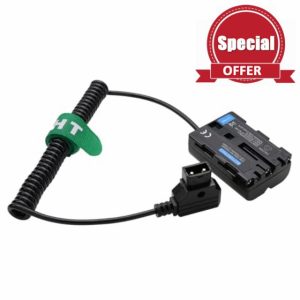 HangTon V-mount D-tap to NP-FM500H Dummy Battery for ARRI WCU-4 Wireless Compact Unit Sony Alpha A200 SLT-A57 A77 A99 Camera