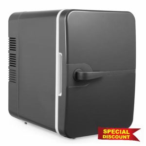 ULTECHNOVO Mini Fridge 6 Litre - Portable Quiet Small Fridge - Cooler & Warmer for Bedrooms