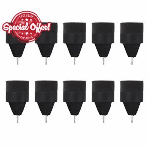Gearwell 10 Packs Foam Archery Arrowheads Black