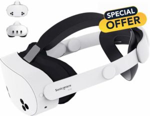 Sonicgrace S3 Air Comfort Head Strap Compatible with Meta Quest 3 and Quest 3S