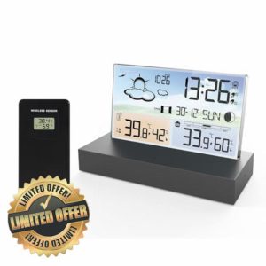 ALLOMN Weather Station with Outdoor Wireless Sensor