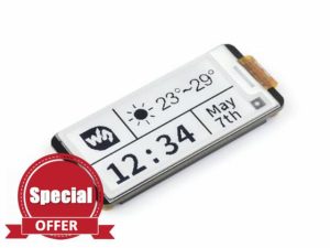 2.13inch E-Paper HAT+ For Raspberry Pi 5/4B/3B/Zero/Zero W/Jetson Nano