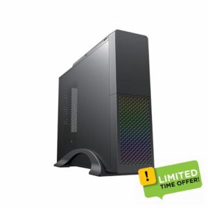 Desktop PC with Intel i7 8-Core 4.00 GHz | 16GB RAM | 1TB + 256GB SSD | USB3 | WiFi 600 and Bluetooth 5 | Windows 11 Professional 64-Bit | Multimedia Compute