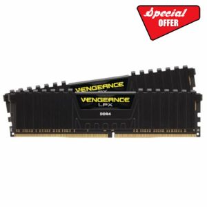 Corsair VENGEANCE LPX DDR4 RAM 32GB (2x16GB) 3200MHz CL16 Intel XMP 2.0 Computer Memory - Black (CMK32GX4M2E3200C16)