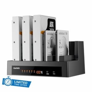 MAIWO 5 Bay External Hard Drive Docking Station for 2.5'' 3.5'' SATA HDD/SSD