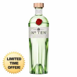 Tanqueray No. TEN Gin | 47.3% vol | 70cl | Award-Winning Ultra-Premium Gin | Distilled with Citrus Fruits & Gin Botanicals | Enjoy in a Gin Glass with Ice & Tonic | Distilled 4 Times