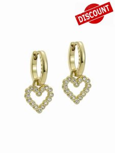 Ted Baker Amora Crystal Halo Heart Huggie Earrings For Wome