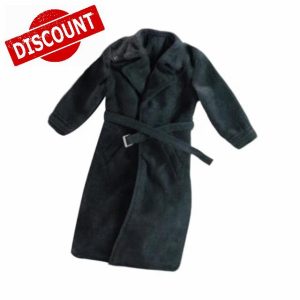 kowaku 1:12 Scale Action Figure Clothes Figure Accessories Long Windbreaker Costume Outfit for Doll 6 inch Male Action Figures Body