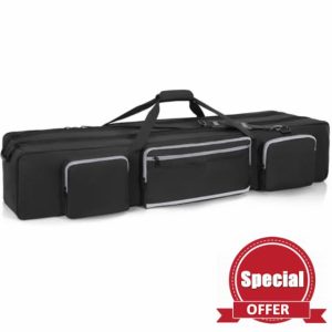 BQKOZFIN 50.8" Tripod Bag Padded Tripod Carrying Case