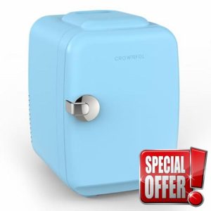 CROWNFUL Mini Fridge