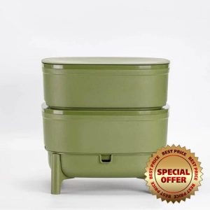 Wiggly Wigglers Worm Farm Worm Compost Bin Outdoor and Indoor Worm Farm Kit For Recycling Food Waste | Vermicomposting | Trays Wormery | Organic Fertiliser | Worm Tea (Green)