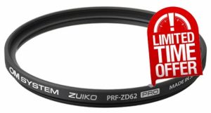 OM SYSTEM Zuiko PRF-ZD62 MFT Protective Filter Pro (suitable for Olympus/OM SYSTEM ET-4512PRO